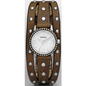 Fossil Uhrenarmband jr1177 Leder Braun