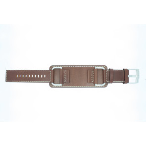 Uhrenarmband Fossil JR1197 Leder Braun 24mm