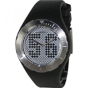 Uhrenarmband Fossil JR1210 Silikon Schwarz