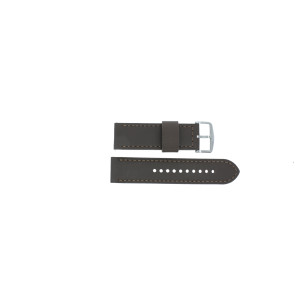 Fossil Uhrenarmband JR-1424 Leder Braun 24mm 