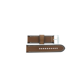 Uhrenarmband Fossil JR1506 / Nate Leder Braun 24mm