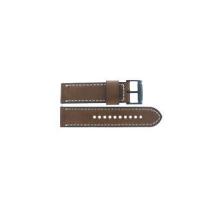 Uhrenarmband Fossil JR1524 Leder Braun 24mm