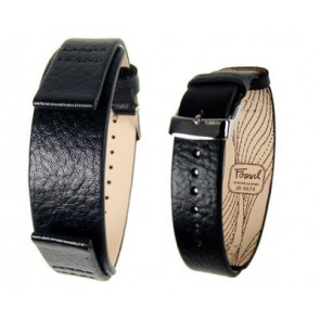Uhrenarmband Fossil JR9674 Leder Schwarz