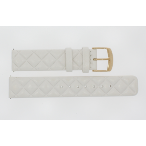 Uhrenarmband Smartwatch Festina F50002/1 / BC10977 Leder Weiss 18mm