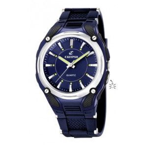 Uhrenarmband K5560-3 Silikon Blau