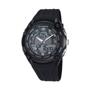 Uhrenarmband Calypso K5587-1 / K5587-2 / K5587-3 / K5587-4 Kautschuk Schwarz 21mm