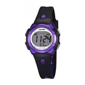 Uhrenarmband Calypso K5609-5 Kautschuk Schwarz