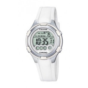 Uhrenarmband Calypso K5692-1 Kautschuk Weiss 20mm