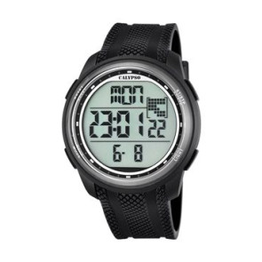 Uhrenarmband Calypso K5704-8 Kunststoff Schwarz 24mm