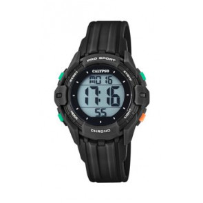 Uhrenarmband Calypso K5740-6 Kunststoff Schwarz 20mm