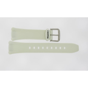 Uhrenarmband Calypso K6064-1 Kunststoff Cremeweiß 12mm