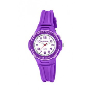 Uhrenarmband Calypso K6070-4 Kautschuk Lila 7mm