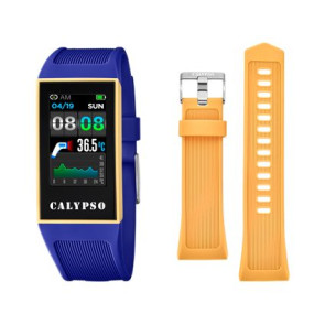 Uhrenarmband Smartwatch Calypso K8502-2 / BC11202 Kautschuk Hellbraun
