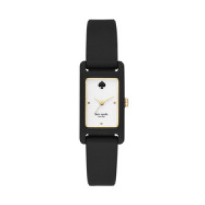 Uhrenarmband Kate Spade New York KSW1275 Silikon Schwarz 13mm