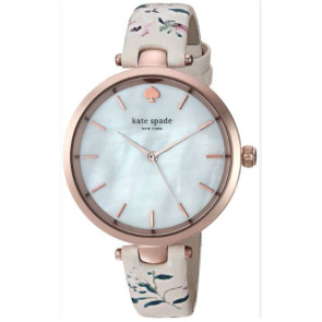 Uhrenarmband Kate Spade New York KSW1422 Leder Weiss