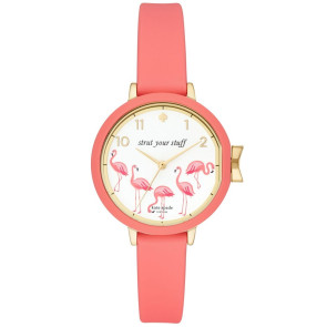Uhrenarmband Kate Spade New York KSW1444 Silikon Rot