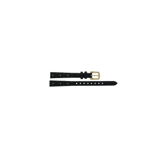 Uhrenarmband Kate Spade New York KSW1469 Leder Schwarz 10mm
