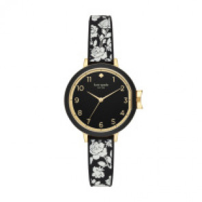 Uhrenarmband Kate Spade New York KSW1476 Leder Schwarz