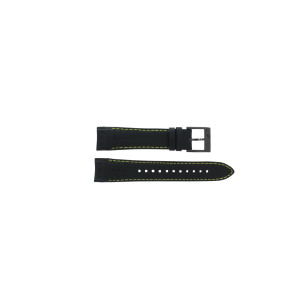 Uhrenarmband Seiko 7T62-0KV0 (04B) / SNAE67P1 / L01M012M0 / Sportura Leder Schwarz 21mm