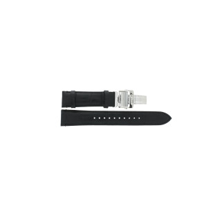 Uhrenarmband Seiko SRPA13J1 / 4R35-01A0 / L0FR011J0 Leder Schwarz 20mm