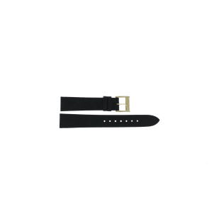 Uhrenarmband Seiko Premier / 7N89-0AY0 / SXB432P1 / L0G1011K0 Leder Schwarz 16mm
