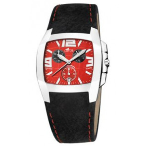 Uhrenarmband Lotus 15321-A Leder Schwarz