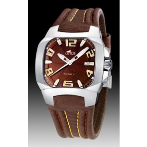Uhrenarmband Lotus 15507-5 / 15502-8 Leder Braun 18mm
