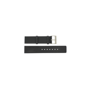 Uhrenarmband Rolf Cremer LB027.01 / Spirale Leder Schwarz 20mm