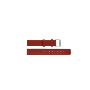 Uhrenarmband Rolf Cremer LB098.06 / Spirale II Leder Rot 16mm