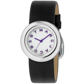 Uhrenarmband Marc by Marc Jacobs MBM1127 Leder Schwarz 20mm