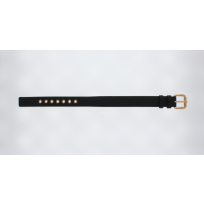 Uhrenarmband Marc by Marc Jacobs MBM1227 Leder Schwarz 14mm