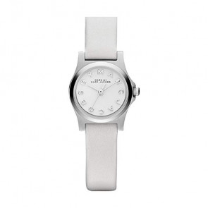 Uhrenarmband Marc by Marc Jacobs MBM1234 Leder Weiss 11mm