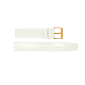 Uhrenarmband Marc by Marc Jacobs MBM1283 Leder Weiss 18mm