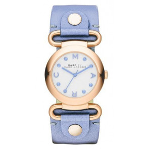 Uhrenarmband Marc by Marc Jacobs MBM1307 Leder Blau 24mm