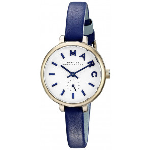 Uhrenarmband Marc by Marc Jacobs MBM1354 Leder Blau 8mm