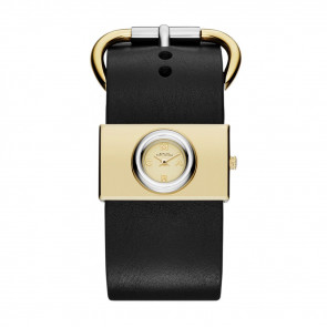 Uhrenarmband Marc by Marc Jacobs MBM1394 Leder Schwarz 30mm