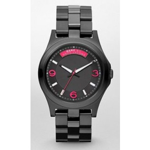 Uhrenarmband Marc by Marc Jacobs MBM3165 Stahl Schwarz 20mm