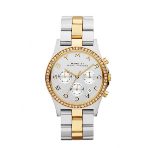 Uhrenarmband Marc by Marc Jacobs MBM3197 Rostfreier Stahl Zweifarbig 20mm