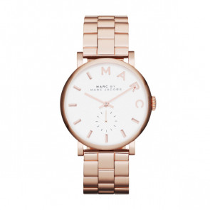 Uhrenarmband Marc by Marc Jacobs MBM3244 Rostfreier Stahl Rosé 18mm