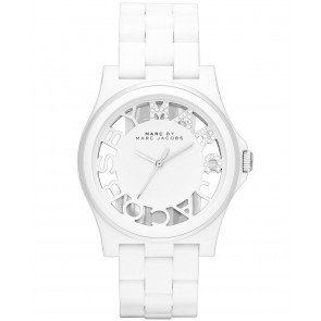 Uhrenarmband Marc by Marc Jacobs MBM4571 Kunststoff Weiss 20mm