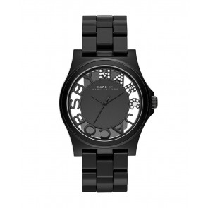 Uhrenarmband Marc by Marc Jacobs MBM4572 Kunststoff Schwarz 20mm