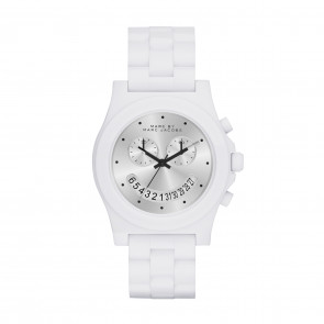 Uhrenarmband Marc by Marc Jacobs MBM4573 Kunststoff Weiss 20mm