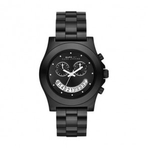 Uhrenarmband Marc by Marc Jacobs MBM4574 Kunststoff Schwarz 20mm