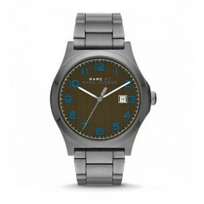 Uhrenarmband Marc by Marc Jacobs MBM5044 Stahl Anthrazitgrau 22mm