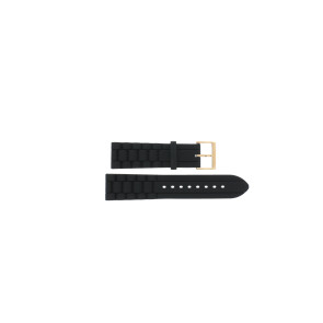 Uhrenarmband Marc by Marc Jacobs MBM5501 Silikon Schwarz 22mm