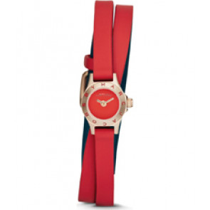 Uhrenarmband Marc by Marc Jacobs MBM5534 Silikon Rot 7mm