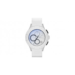 Uhrenarmband Marc by Marc Jacobs MBM5542 Silikon Weiss 20mm