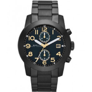 Uhrenarmband Marc by Marc Jacobs MBM8606 Stahl Schwarz 24mm
