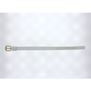 Uhrenarmband Marc by Marc Jacobs MBM8629 Leder Weiss 10mm