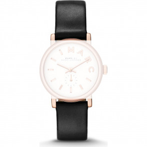Uhrenarmband Marc by Marc Jacobs MBM9046 Leder Schwarz 14mm